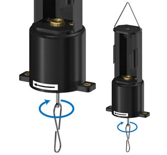4 RPM Clockwise Rotating DC Motor - Attached Battery Clip